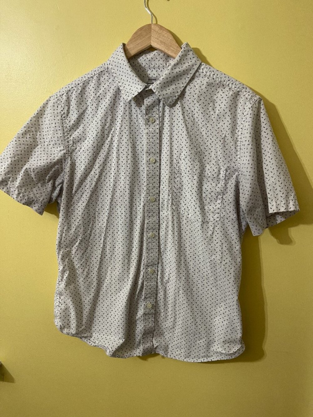 L Slim Fit GoodFellow&Co Pattern Short Sleeve Shirt